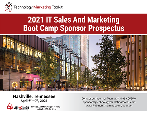 Technology Marketing Toolkit | Robin Robins | Virtual Boot Camp 2021